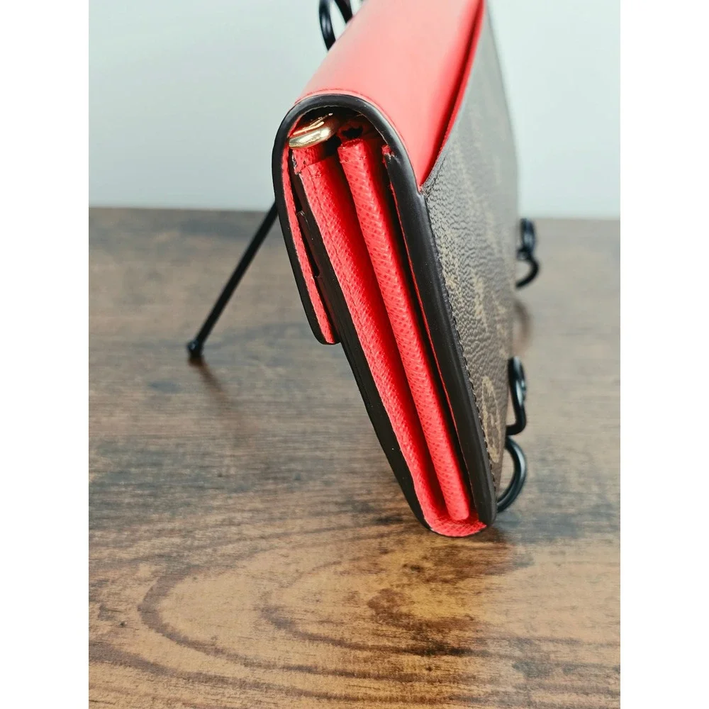 Louis Vuitton Monogram Totem Sarah Wallet Flamingo Limited Ed.